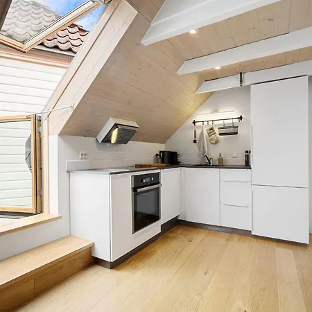 Daire Charming Rooftop In Heart Of Stavanger